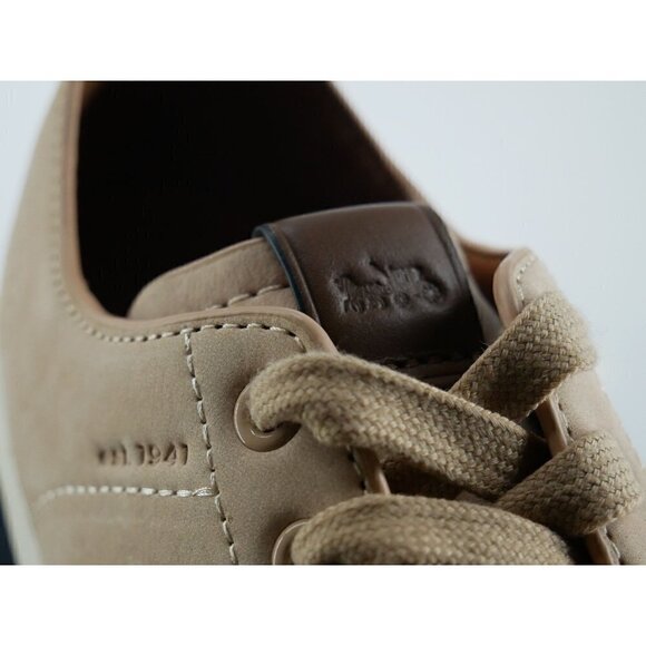 NWT Coach Nubuck Low Top Sneakers in Beechwood 5.5 - Picture 5 of 7